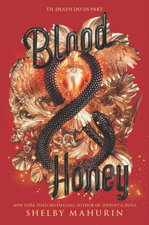 blood-honey-by-shelby-mahurin_69f985e232053 خرید و دانلود نسخه کامل کتاب صوتی انگلیسی عسل خونی، اثر شلبی ماهورین (از مجموعهی مار و کبوتر) Blood & Honey by Shelby Mahurin - تصویر 1