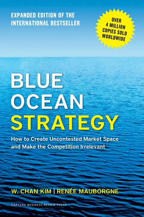 blue-ocean-strategy-by-renee-mauborgne-w-chan-kim_6a16bb3acf02d خرید و دانلود نسخه کامل کتاب صوتی انگلیسی استراتژی اقیانوس آبی، اثر چان کیم, رنه مابورنیا Blue Ocean Strategy by Renée Mauborgne, W. Chan Kim - تصویر 1