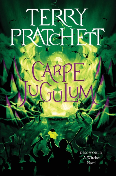 carpe-jugulum-by-terry-pratchett_69f303fb73ee9 خرید و دانلود نسخه کامل کتاب صوتی انگلیسی کارپه جوگولوم، اثر تری پرچت (از مجموعهی دیسکورلد, جادوگران) Carpe Jugulum by Terry Pratchett - تصویر 1