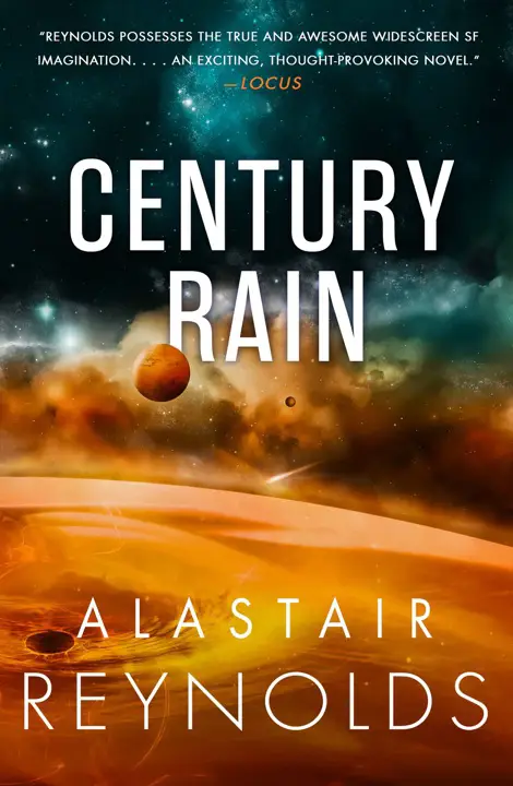 century-rain-by-alastair-reynolds_69f622206fb62 خرید و دانلود نسخه کامل کتاب صوتی انگلیسی باران قرن، اثر آلستر رینولدز Century Rain by Alastair Reynolds - تصویر 1