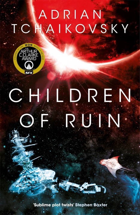 children-of-ruin-by-adrian-tchaikovsky_6a06f8fbe0560 خرید و دانلود نسخه کامل کتاب صوتی انگلیسی فرزندان ویرانی، اثر آدریان چایکوفسکی (از مجموعهی مجموعه فرزندان زمان) Children of Ruin by Adrian Tchaikovsky - تصویر 1