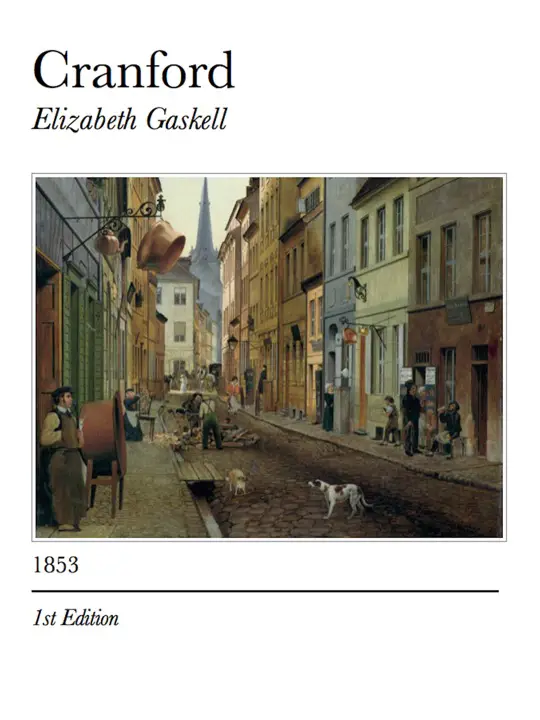 cranford-by-elizabeth-gaskell_69f88581ca149 خرید و دانلود نسخه کامل کتاب صوتی انگلیسی کرانفورد، اثر الیزابت گسکل Cranford by Elizabeth Gaskell - تصویر 1