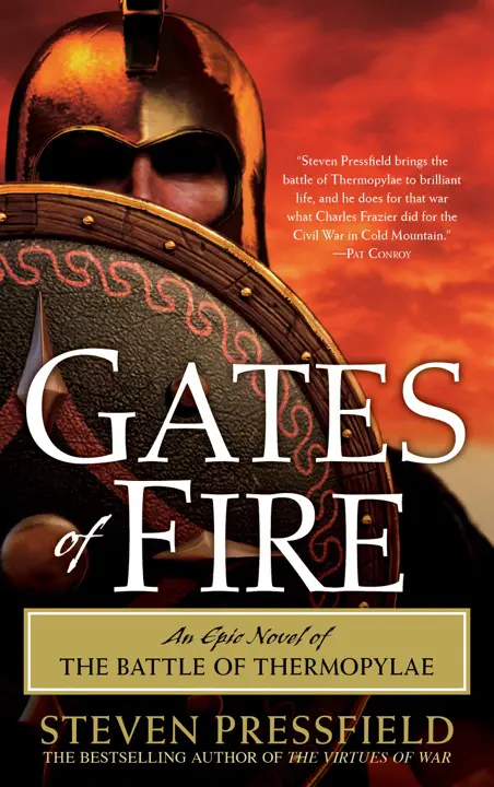 gates-of-fire-by-steven-pressfield_69ec7472d9eb4 خرید و دانلود نسخه کامل کتاب صوتی انگلیسی دروازههای آتش، اثر استیون پرسفیلد Gates of Fire by Steven Pressfield - تصویر 1
