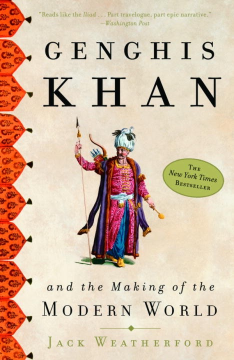 genghis-khan-and-the-making-of-the-modern-world-by-jack-weatherford_69fdd2bb8bce1 خرید و دانلود نسخه کامل کتاب صوتی انگلیسی چنگیزخان و ساخت دنیای مدرن، اثر جک ودرفورد Genghis Khan and the Making of the Modern World by Jack Weatherford - تصویر 1