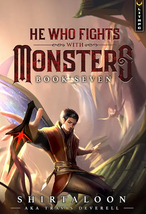 he-who-fights-with-monsters-7-by-shirtaloon-travis-deverell_69e7983887c11 خرید و دانلود نسخه کامل کتاب صوتی انگلیسی کسی که با هیولاها میجنگد ۷، اثر شیرتالون (تراویس دورل) (از مجموعهی کسی که با هیولاها میجنگد) He Who Fights with Monsters 7 by Shirtaloon, Travis Deverell - تصویر 1