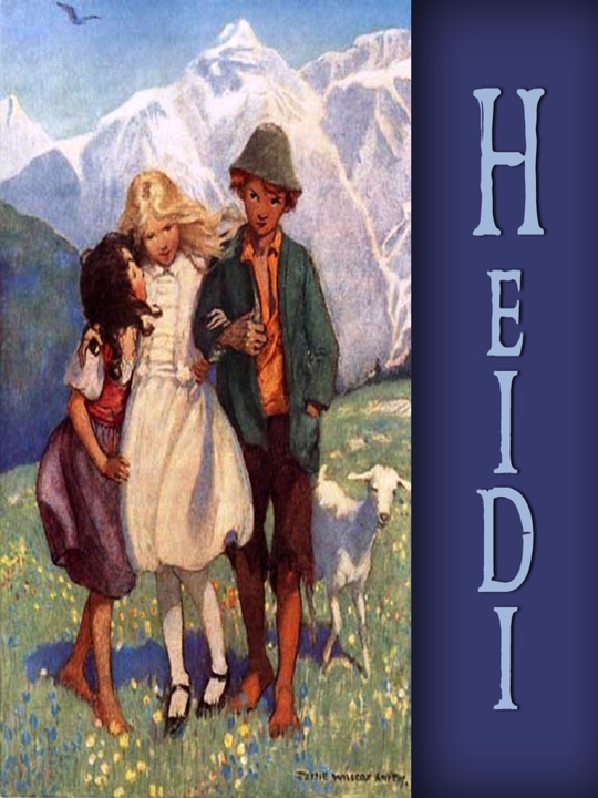 heidi-by-johanna-spyri_6a00b0e124930 خرید و دانلود نسخه کامل کتاب صوتی انگلیسی هایدی، اثر یوهانا اشپیری (از مجموعهی هایدی) Heidi by Johanna Spyri - تصویر 1