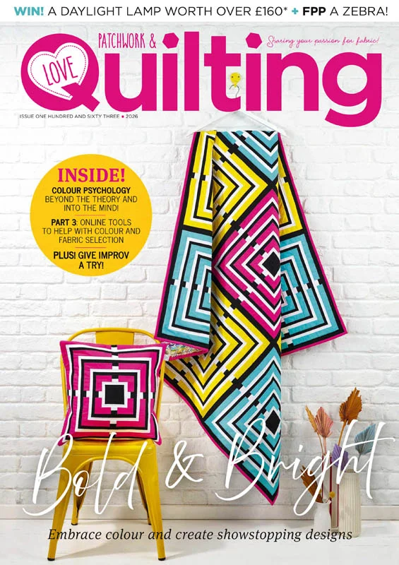 love-patchwork-quilting-i163-2026 مجله کوسن دوزی Sewing Magazine Love Patchwork & Quilting 2026