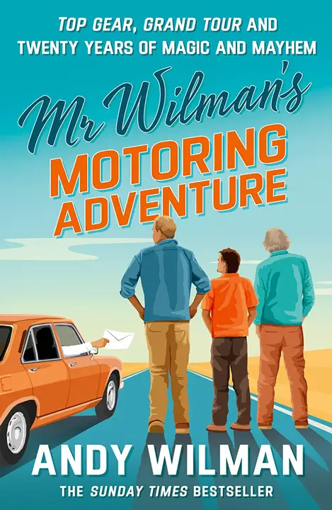 mr-wilmans-motoring-adventure-top-gear-grand-tour-clarkson-and-me-by-andy-wilman_6a19a255205b8 خرید و دانلود نسخه کامل کتاب صوتی انگلیسی ماجراجوییهای موتوری آقای ویلمن، اثر اندی ویلمن Mr Wilman's Motoring Adventure: Top Gear, Grand Tour, Clarkson and Me by Andy Wilman - تصویر 1