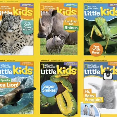 خرید و دانلود نسخه کامل 48 مجله نشنال جئوگرافیک کودکان خردسال National Geographic Little Kids