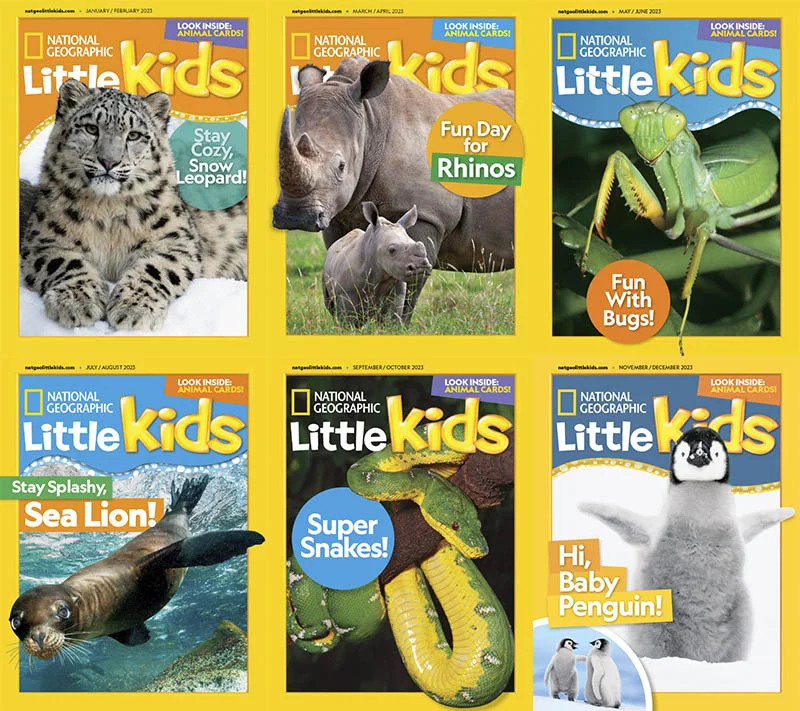 national-geographic-little-kids-2023 خرید و دانلود نسخه کامل 48 مجله نشنال جئوگرافیک کودکان خردسال National Geographic Little Kids