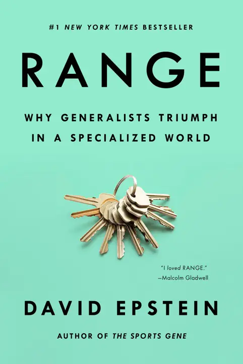 range-why-generalists-triumph-in-a-specialized-world-by-david-epstein_69f73da461ef5 خرید و دانلود نسخه کامل کتاب صوتی انگلیسی گستره (دامنه)، اثر دیوید اپستین Range: Why Generalists Triumph in a Specialized World by David Epstein - تصویر 1