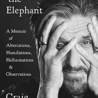 خرید و دانلود نسخه کامل کتاب صوتی انگلیسی سوار بر فیل، اثر کریگ فرگوسن Riding the Elephant: A Memoir of Altercations, Humiliations, Hallucinations, and Observations by Craig Ferguson