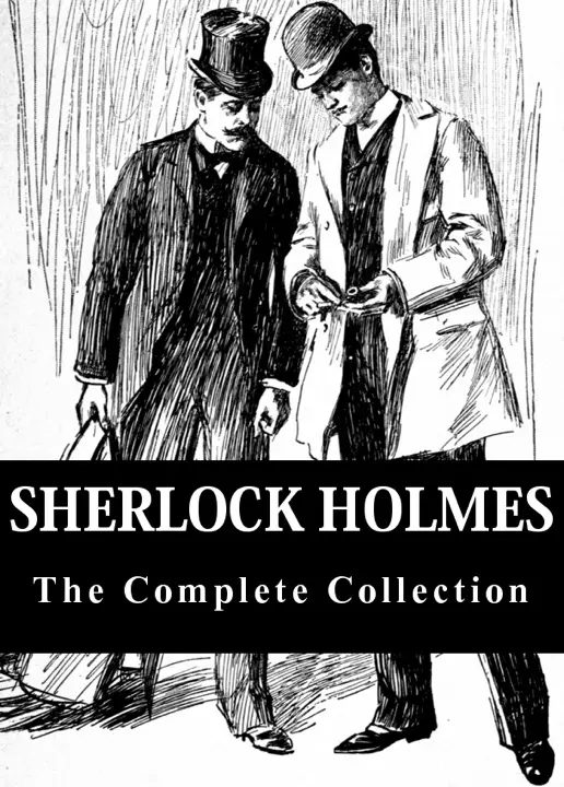 sherlock-holmes-the-definitive-collection-by-arthur-conan-doyle_69e89852a4689 خرید و دانلود نسخه کامل کتاب صوتی انگلیسی مجموعه کامل شرلوک هلمز، اثر آرتور کانن دویل Sherlock Holmes: The Definitive Collection by Arthur Conan Doyle - تصویر 1