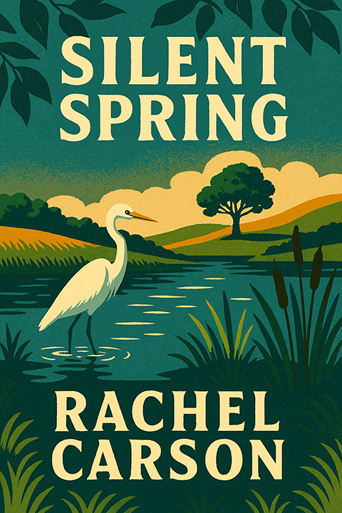 silent-spring-by-rachel-carson_6a0a0c798db1e خرید و دانلود نسخه کامل کتاب صوتی انگلیسی بهار خاموش، اثر ریچل کارسون Silent Spring by Rachel Carson - تصویر 1