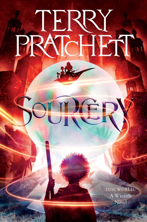 sourcery-by-terry-pratchett_6a0830df38580 خرید و دانلود نسخه کامل کتاب صوتی انگلیسی سورسری (جادوی خالص)، اثر تری پرچت (از مجموعهی دیسکورلد, رینسویند) Sourcery by Terry Pratchett - تصویر 1
