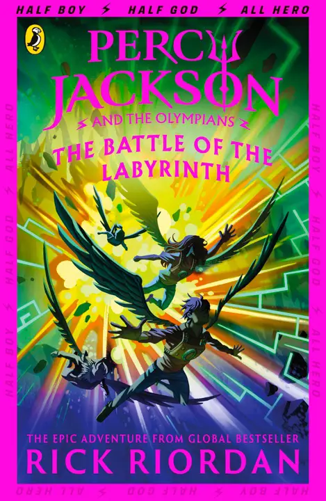 the-battle-of-the-labyrinth-by-rick-riordan_69eb951b4fe8c خرید و دانلود نسخه کامل کتاب صوتی انگلیسی نبرد هزارتو، اثر ریک ریوردن (از مجموعهی پرسی جکسون) The Battle of the Labyrinth by Rick Riordan - تصویر 1