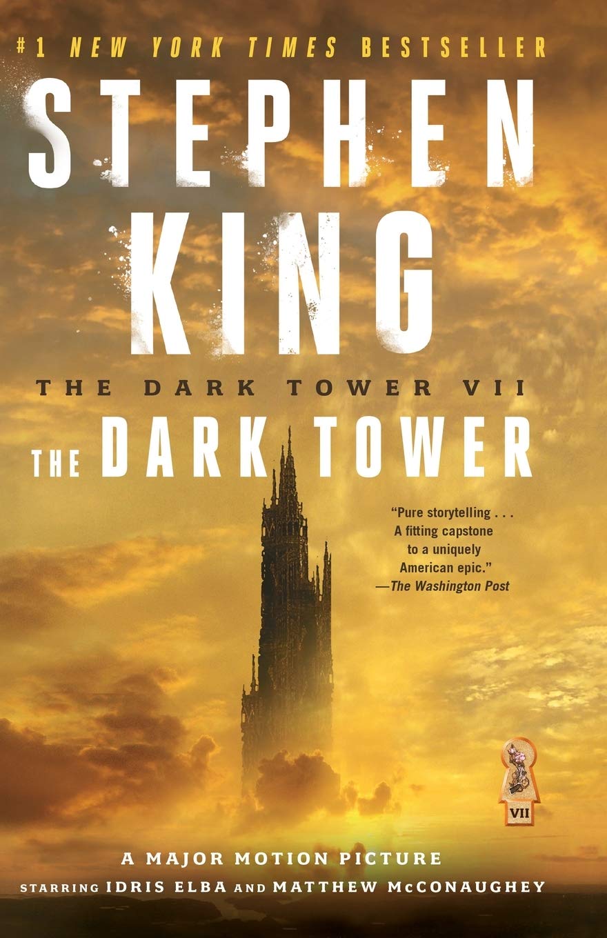 the-dark-tower-by-stephen-king_69ef178a278ba خرید و دانلود نسخه کامل کتاب صوتی انگلیسی برج تاریک، اثر استیون کینگ The Dark Tower by Stephen King - تصویر 1