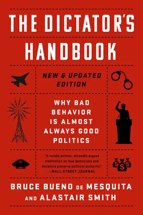 the-dictators-handbook-by-alastair-smith-bruce-bueno-de-mesquita_69f1ff0d955cf خرید و دانلود نسخه کامل کتاب صوتی انگلیسی کتاب راهنمای دیکتاتور، اثر بروس بوئنو د مسکیتا, آلیستر اسمیت The Dictator’s Handbook by Alastair Smith, Bruce Bueno de Mesquita - تصویر 1