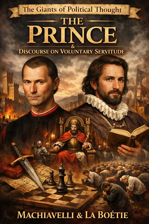 the-giants-of-political-thought-the-prince-discourse-on-voluntary-servitude-by-machiavelli-la-boetie_6a153d9787b61 خرید و دانلود نسخه کامل کتاب صوتی انگلیسی شهریار و گفتار در بندگی، اثر نیکولو ماکیاولی The Giants of Political Thought: The Prince & Discourse on Voluntary Servitude by Machiavelli & La Boétie - تصویر 1
