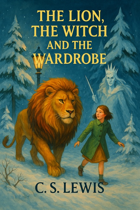 the-lion-the-witch-and-the-wardrobe-by-c-s-lewis_69f119924cd99 خرید و دانلود نسخه کامل کتاب صوتی انگلیسی شیر، جادوگر و کمد، اثر سی. اس. لوئیس (از مجموعهی ماجراهای نارنیا) The Lion, the Witch and the Wardrobe by C. S. Lewis - تصویر 1