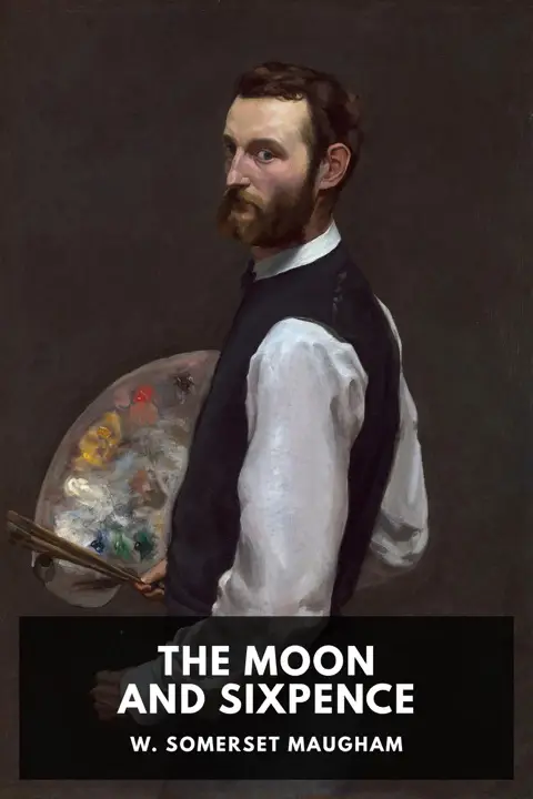 the-moon-and-sixpence-by-w-somerset-maugham_69f8ef3942aa6 خرید و دانلود نسخه کامل کتاب صوتی انگلیسی ماه و شش پشیز، اثر سامرست موآم The Moon and Sixpence by W. Somerset Maugham - تصویر 1