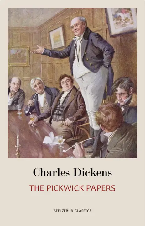 the-pickwick-papers-by-charles-dickens_6a182c392eef3 خرید و دانلود نسخه کامل کتاب صوتی انگلیسی یادداشتهای پیکویک، اثر چارلز دیکنز The Pickwick Papers by Charles Dickens - تصویر 1