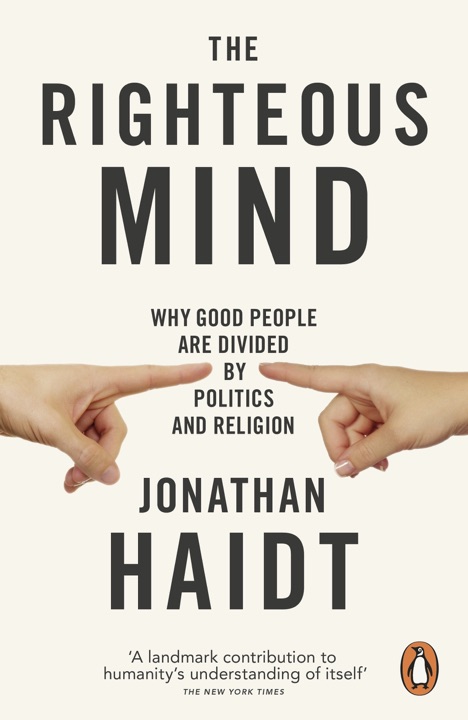 the-righteous-mind-why-good-people-are-divided-by-politics-and-religion-by-jonathan-haidt_69f2f45563898 خرید و دانلود نسخه کامل کتاب صوتی انگلیسی ذهن درستکار، اثر جاناتان هایت The Righteous Mind: Why Good People Are Divided by Politics and Religion by Jonathan Haidt - تصویر 1