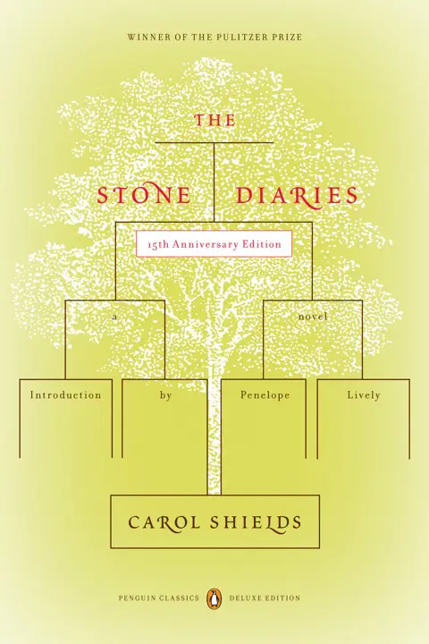 the-stone-diaries-by-carol-shields_6a1596faea37a خرید و دانلود نسخه کامل کتاب صوتی انگلیسی یادداشتهای سنگی، اثر کارول شیلدز The Stone Diaries by Carol Shields - تصویر 1