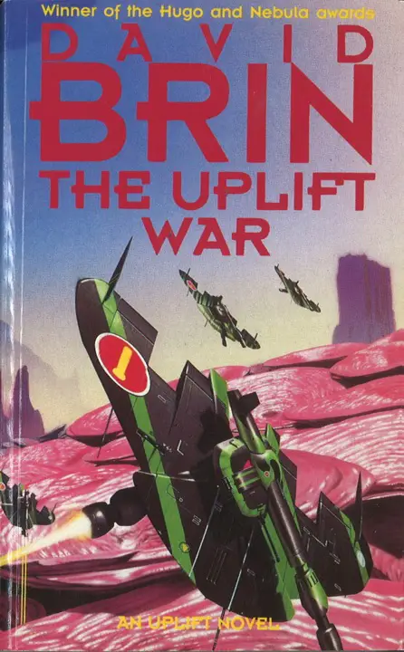the-uplift-war-by-david-brin_69f5f12ed520d خرید و دانلود نسخه کامل کتاب صوتی انگلیسی جنگ تعالی، اثر دیوید برین (از مجموعهی حماسهی تعالی) The Uplift War by David Brin - تصویر 1
