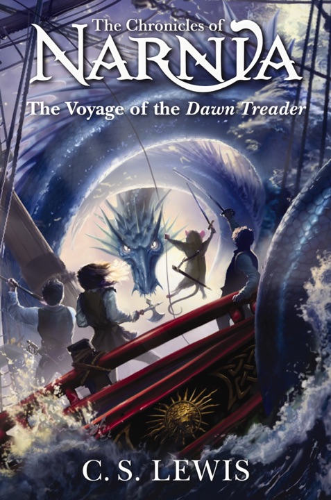 the-voyage-of-the-dawn-treader-by-c-s-lewis_6a0381d23fb10 خرید و دانلود نسخه کامل کتاب صوتی انگلیسی سفر کشتی سپیدهپیما، اثر سی. اس. لوئیس (از مجموعهی ماجراهای نارنیا) The Voyage of the Dawn Treader by C. S. Lewis - تصویر 1