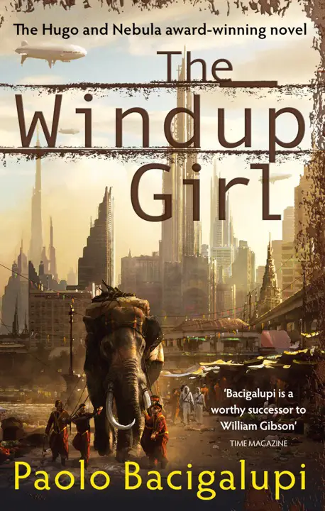 the-windup-girl-by-paolo-bacigalupi_6a16c2857c333 خرید و دانلود نسخه کامل کتاب صوتی انگلیسی دختر پیجکن، اثر پائولو باچیگالوپی The Windup Girl by Paolo Bacigalupi - تصویر 1