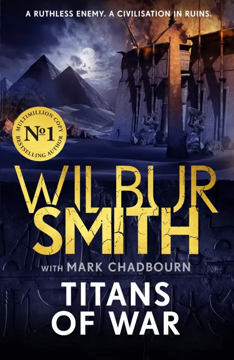 titans-of-war-by-wilbur-smith_69f76f7c1275b خرید و دانلود نسخه کامل کتاب صوتی انگلیسی تایتانهای جنگ، اثر ویلبور اسمیت (از مجموعهی مصر باستان) Titans of War by Wilbur Smith - تصویر 1
