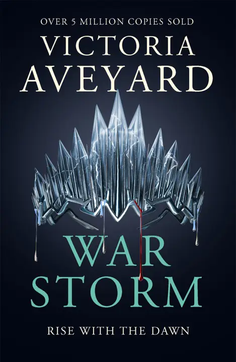 war-storm-by-victoria-aveyard_69f6f88a77533 خرید و دانلود نسخه کامل کتاب صوتی انگلیسی طوفان جنگ، اثر ویکتوریا اویارد (از مجموعهی ملکه سرخ) War Storm by Victoria Aveyard - تصویر 1