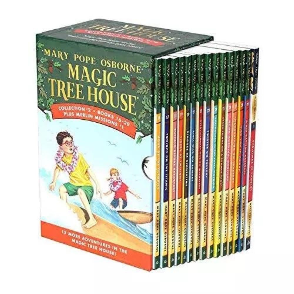 61yVcfbs1HL._SL1000_ خرید و دانلود نسخه کامل کتاب Magic Tree House Boxed Set Books 16-30