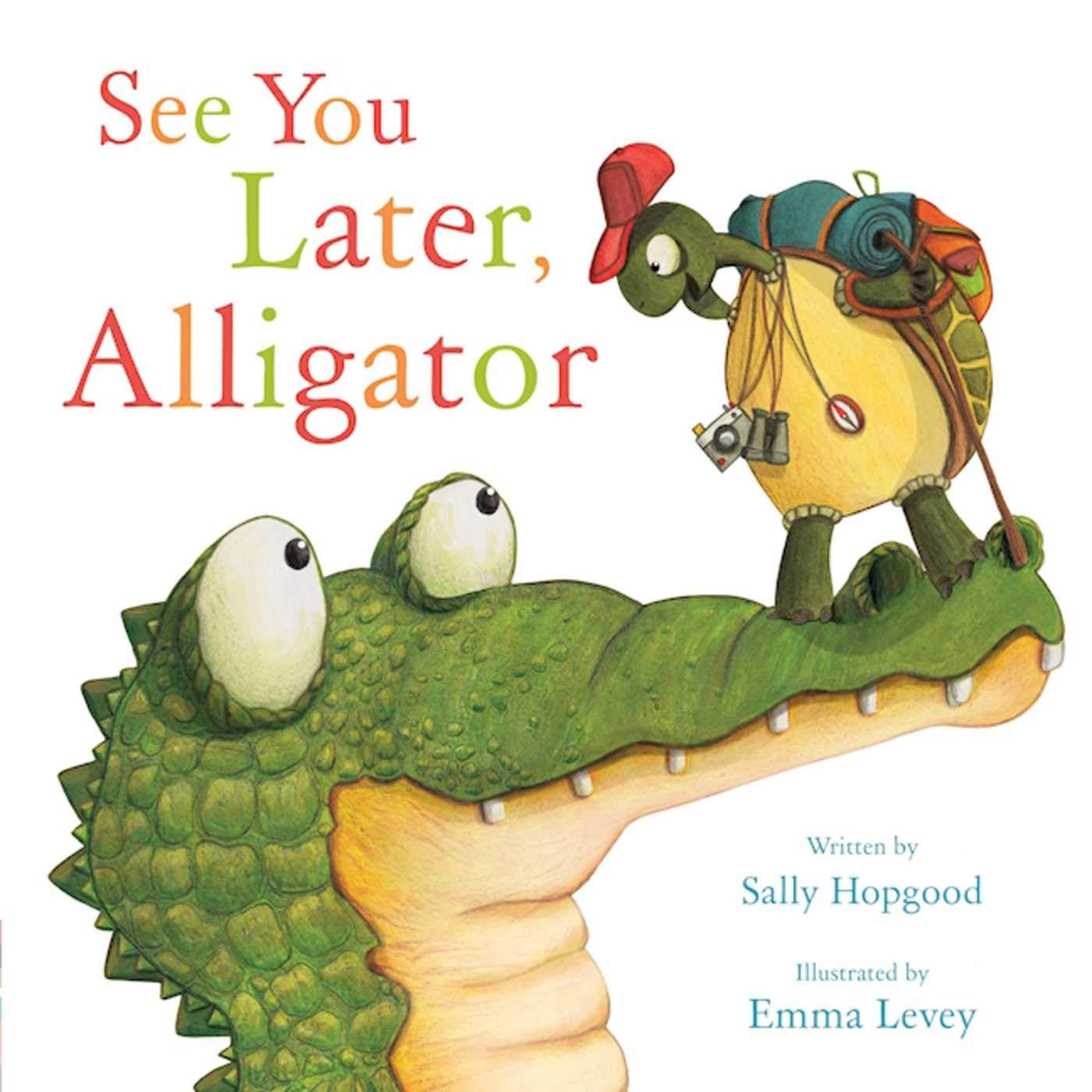 71Aj3RpT9rL._SL1400_ خرید و دانلود نسخه کامل کتاب See You Later, Alligator (RhymeTime Animals) - PDF