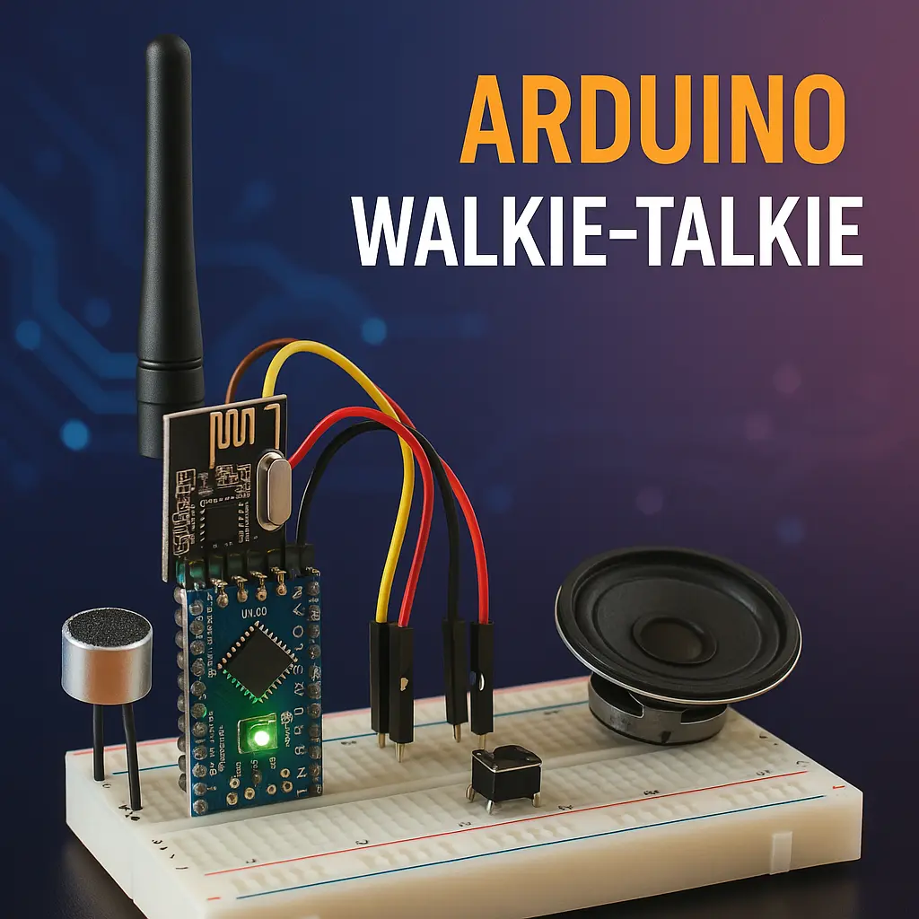 Arduino-Walkie-Talkie-2 خرید و دانلود نسخه کامل آموزش طراحی و ساخت واکی تاکی با آردوینو | کسب و کار | کسب درآمد در منزل