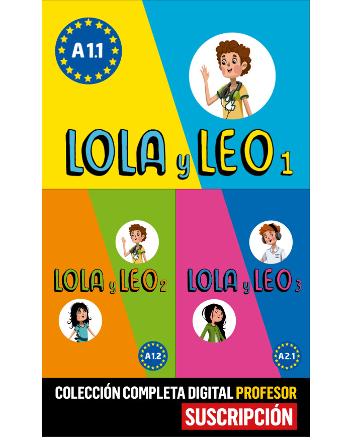 lola-y-leo-coleccion-completa-12-meses-profesor خرید و دانلود نسخه کامل مجموعه 3 جلدی کتاب Lola y Leo 1 & 2 & 3 - libro del alumno بهمراه فایل های صوتی و کتاب کار