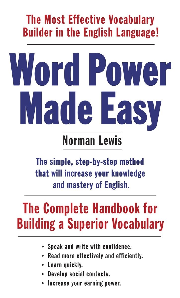 614-qjCBE4L._SL1200_ خرید و دانلود نسخه کامل کتاب Word Power Made Easy: The Complete Handbook for Building a Superior Vocabulary