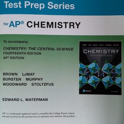 خرید و دانلود نسخه کامل کتاب Test Prep Series for AP Chemistry for Chemistry: The Central Science 14th ed AP - PDF