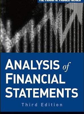 خرید و دانلود نسخه کامل کتاب Analysis of Financial Statements (Frank J. Fabozzi Series)
