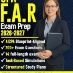 خرید و دانلود نسخه کامل کتاب CPA FAR Exam Prep 2026-2027: AICPA Blueprint-Aligned Review with 700+ Exam Questions, 14 full-length Exam, Task-Based Simulations, Clear Rationales, and Structured Study Plans