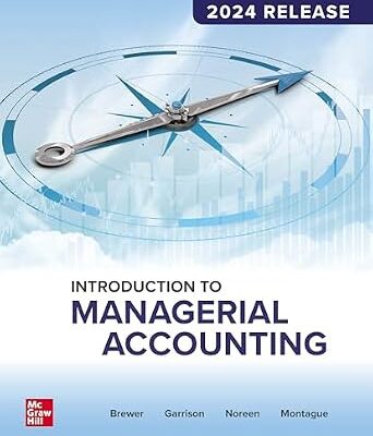 خرید و دانلود نسخه کامل کتاب Introduction to Managerial Accounting: 2024 Release