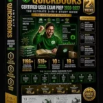 خرید و دانلود نسخه کامل کتاب Intuit QuickBooks Certified User Exam Prep 2026-2027: The 3-in-1 Bible: 1200+ Practice Questions with Detailed Answer Explanations, 19 Full-Length Mock Exams, 519+ Flashcards, Proven Test Strategies