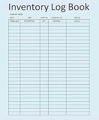 خرید و دانلود نسخه کامل کتاب Inventory Log Book (Kindle Scribe Only)