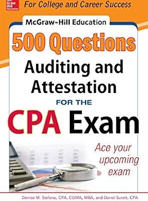 خرید و دانلود نسخه کامل کتاب McGraw-Hill Education 500 Auditing and Attestation Questions for the CPA Exam (McGraw-Hill’s 500 Questions)