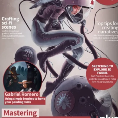 خرید و دانلود نسخه کامل 24 مجله گرافیکی هنر دیجیتال . 2d artist magazine