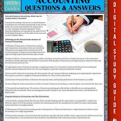 خرید و دانلود نسخه کامل کتاب Accounting Questions & Answers (Accounting Principles Study Guides) Kindle Edition