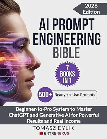 خرید و دانلود نسخه کامل کتاب AI Prompt Engineering Bible (7 Books in 1): Beginner-to-Pro System to Master ChatGPT and Generative AI for Powerful Results and Real Income (The Generative AI Creator Series)_6a7784f67e28c.webp خرید و دانلود نسخه کامل کتاب AI Prompt Engineering Bible (7 Books in 1): Beginner-to-Pro System to Master ChatGPT and Generative AI for Powerful Results and Real Income (The Generative AI Creator Series)