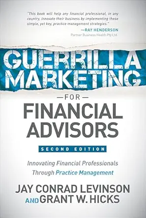 خرید و دانلود نسخه کامل کتاب Guerrilla Marketing for Financial Advisors: Innovating Financial Professionals Through Practice Management_6a7a383bc5a49.webp خرید و دانلود نسخه کامل کتاب Guerrilla Marketing for Financial Advisors: Innovating Financial Professionals Through Practice Management