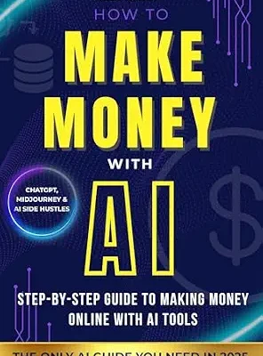 خرید و دانلود نسخه کامل کتاب HOW TO MAKE MONEY WITH AI : STEP-BY-STEP GUIDE TO MAKING MONEY ONLINE WITH AI TOOLS